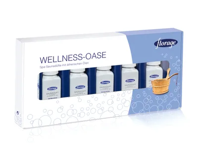Produktbild von FLORAGE 5x 100ml Saunaduft Aufguss Konzentrat Saunaaufguss Saunaöl Duftset Geschenkset