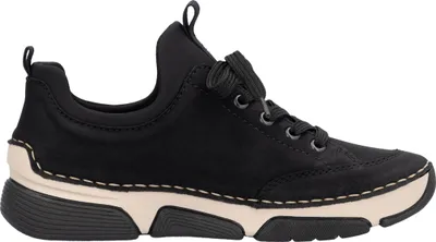 Produktbild von Rieker Damen Halbschuh Sneaker Schnürschuh Plateau cool markante Sohle , Größe:41 EU, Farbe:Mehrfarbig