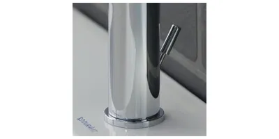 Zdjęcie produktu dla Duravit D-Neo jednouchwytowa bateria umywalkowa S FreshStart, w pozycji centralnej, zimna woda, 94 mm, z wyciąganym odpływem, DE1011001010