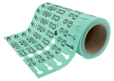 Produktbild von Schlaufenetikett Gepäckabgabe Grün - 500 Stück