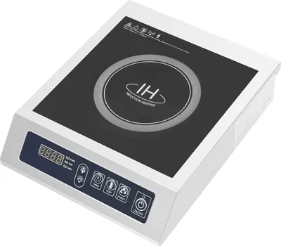 Produktbild von Induktionskochplatte, 3500W Leistung, 220V Spannung, 11 Heizstufen, 60-300℃ Temperaturbereich, 75 kg maximale Tragfähigkeit