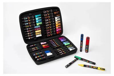 Produktbild von Posca Gift Case Marker 40 Einheiten Mehrfarbig Kinder Mehrfarbig One Size