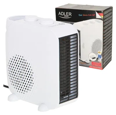 Produktbild von Adler AD 7725W, Elektrischer Raumheizlüfter, 1,3 m, Drinnen, Flur, Weiß, Polypropylen (PP)