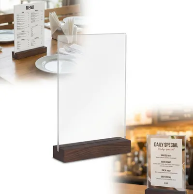 Obrázek produktu pro REKLAMNÍ CEDULE Z PLEXIGLASU A4 33 x 21 cm STOJAN PRESENTATOR WALKING TREE