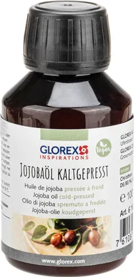 Produktbild von GLOREX Jojobaöl kaltgepresst 100ml, Öl, Feuchtigkeitsspendend, Jeder Hauttyp, 100 ml, Jojoba-Öl, Flasche