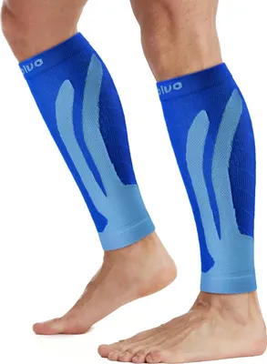 Produktbild von CAMBIVO 2 Paar Wadenbandage, Kompressionsstrümpfe Damen Herren, Stützstrümpfe, Compression Socks, Kompressionssocken, Waden Kompression,Waden Beinlinge für Sport, Laufen, Schwellung, Erholung