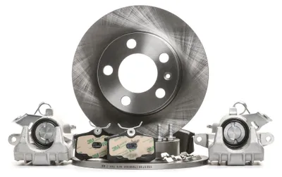 Produktbild von RIDEX Bremsenset Hinten Bremsscheiben Beläge Satz für VW Golf IV Schrägheck (1J1) 230,0mm