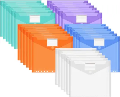 Immagine prodotto di Portadocumenti A4 - Impermeabile e colorato - 30 pezzi