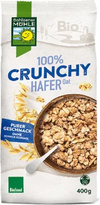 CRUNCHY OWSIANE BIO 400 g - BOHLSENER MUEHLE