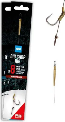 Obrázok produktu pre Nash Big Carp Rig Kaprový nadväzec veľkosti 2