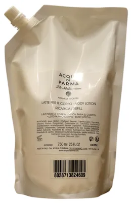 Produktbild von Acqua di Parma, Blu Mediterraneo - Arancia di Capri, feuchtigkeitsspendende Kö rperlotion, Nachfü llpackung, 750 ml