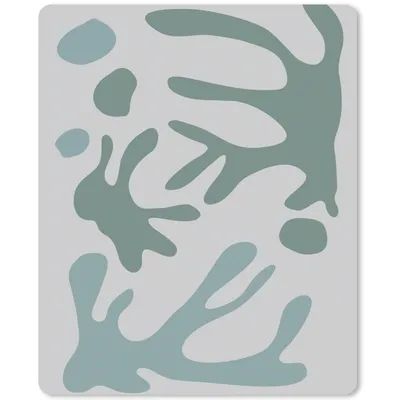 Produktbild von MuchoWow® Mauspad Mousepad Formen - Abstrakt - Grün 30x40 cm - Mousepads - Maus Mat - Pad - Mausunterlage - Mausmatten