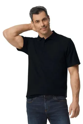 Produktbild von Gildan - "Softstyle" Poloshirt für Herren FK2479 (M) (Schwarz)