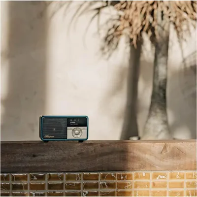 Produktbild von SANGEAN DDR-7X Tischradio DAB+, UKW AUX, Bluetooth® Tastensperre, wiederaufladbar Grün