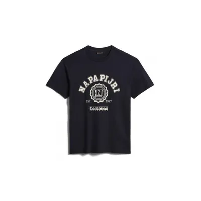 Produktbild von NAPAPIJRI Herren-T-Shirt, kurzärmeliges Baumwoll-T-Shirt mit Rundhalsausschnitt und Aufdruck Artikel NP0A4H5E s-quito ss, L, Cotone 100%