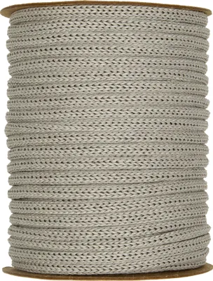 Produktbild von Strickschlauch aus Papiergarn, Rolle à 30 m Grau