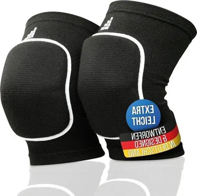 Obrázok produktu pre Kolenná podložka ULTRALIGHT, pružná, mäkká, outdoorová, na hádzanú, volejbal, horskú cyklistiku, čierna, XL
