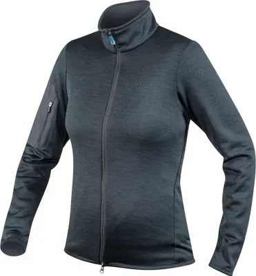 Produktbild von Komperdell Full Zip Sweater Damen Protektorenjacke (Black/Blue,S)