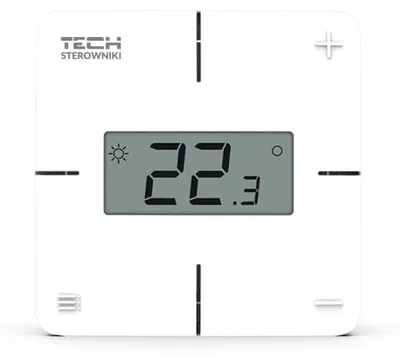 Produktbild von Mechanischer Funk-Raumthermostat R-8X, weiß – TECH Sterowniki