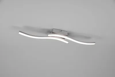 Zdjęcie produktu dla Lampa sufitowa LED ROUTE 5W 4000K 600lm metal srebrno-biała wym:7x56x56cm IP20 RL