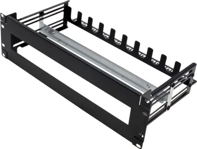 Obrázek produktu pro VALUE 19'' držák na DIN lištu 3U, černý (26.99.0340)