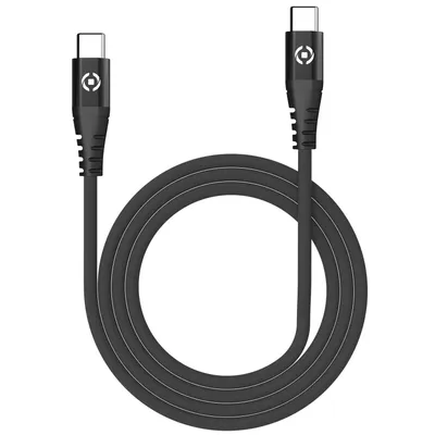 Immagine prodotto di Celly USBCUSBCNYLBK cavo USB 1 m USB C Nero