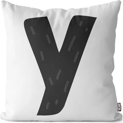 Produktbild von VOID Y Alphabet Buchstabe Namen Kissenbezug Kissenhülle Sofakissen Kissen Deko Outdoor-Kissen Dekokissen