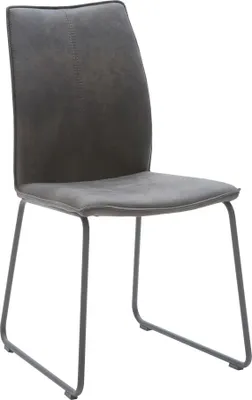 Produktbild von 2er Set Niehoff Sitzmöbel Capri Stuhl Eisen/Microfaser
