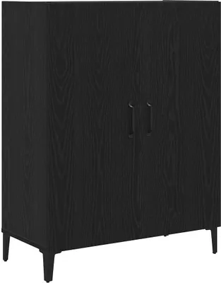 Produktbild von Sideboard Schwarz Eichen-Optik 69,5x34x90 cm Holzwerkstoff