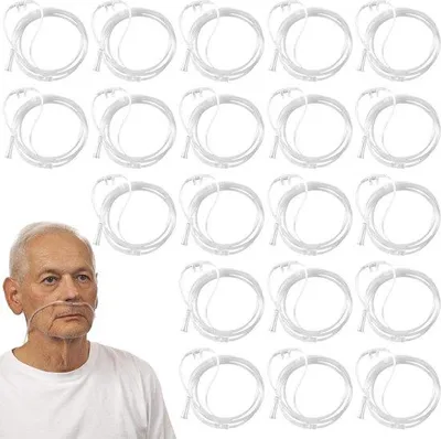Immagine prodotto di 20 paia di occhiali per ossigeno con naselli e tubo per O₂ da 300 cm