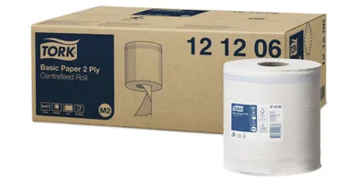 Image de Tork Rouleau d'essuie-mains M2 121206 160mx20cm 2 plis ws 6 pcs/pack
