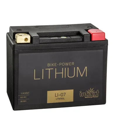 Produktbild von intAct Bike-Power Motorradbatterie Lithium-Ionen LI-07 12V 8Ah