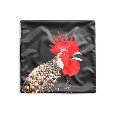 Obrázek produktu pro MuchoWow® Povlak na polštář - 40x40 - Kohoutí kokrhání - Dekorační povlak na polštář
