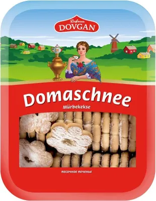 Produktbild von DOVGAN Domaschnee - Mürbekekse 250g