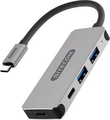 Produktbild von SITECOM USB-C Hub 4 Port 2x USB-A + 2x USB-C