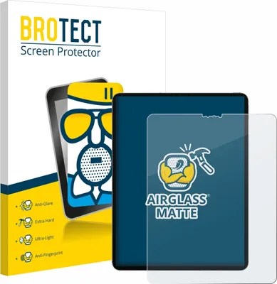 Produktbild von BROTECT Entspiegelungs Schutzglas für Apple iPad Pro 12.9" WiFi 2021 (5. Gen.) Schutzfolie Panzer Folie Glas Display Schutz matt