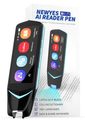 Produktbild von NEWYES Übersetzungs Stift Scannen,Übersetzer mit Sprachausgabe,Scannerstift zur Dateneingabe,OCR Lesestift mit Text to Speech,Foto Übersetzer,112 Sprachen