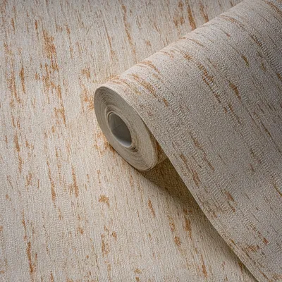 Produktbild von Vlies Tapete in Holzoptik Beige Gelb – Struktur Tapete mit natürlicher Maserung livingwalls (KG-174772)