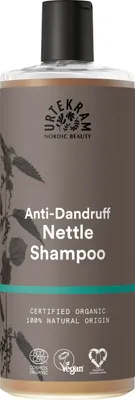 A product shot of a shampoo bottle.