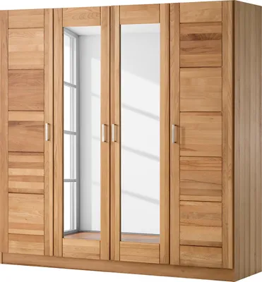 Produktbild von home24 Drehtürenschrank - Kernbuche Teilmassiv