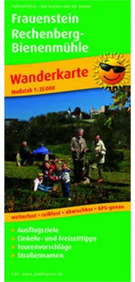 Obrázek produktu pro Frauenstein - Rechenberg-Bienenmühle Turistická mapa 1 : 50 000
