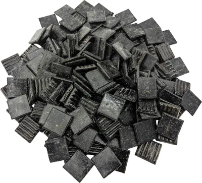 Productafbeelding van Mozaïektegels - Mozaïeksteentjes Glas - DIY Decoratie - Glitter Oppervlak - 2 cm - Zwart