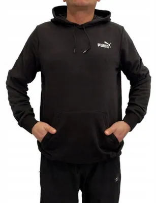 Produktbild von Puma - "Essentials" Kapuzenpullover für Herren PP4977 (M) (Schwarz)