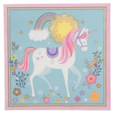 Obrázek produktu pro Clayre & Eef Papírové ubrousky, sada 20 ks, 33 x 33 cm, modré