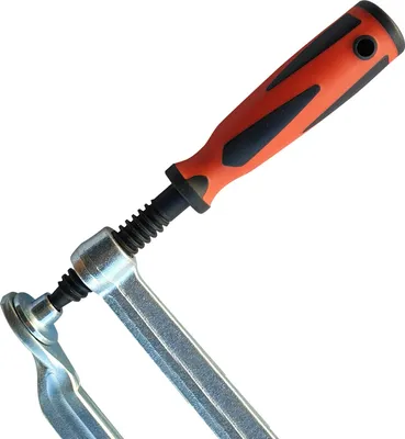 Produktbild von 2 Stück Ganzstahl-Schraubzwinge 200 x 120 mm Tischzwinge Zwingen Schraubzwingen
