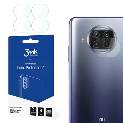 Produktbild von 3mk Hybridglas Lens Protection für Xiaomi Mi 10i 5G Kamera Objektiv Kameralinse 0,16mm 6H (4 Stück)