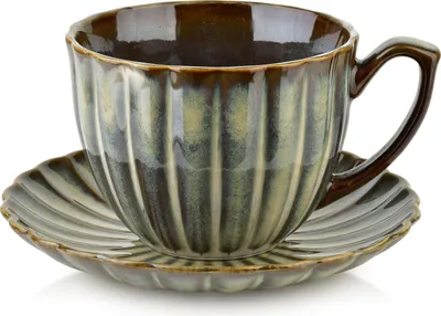 Imagen del producto de Evie Green: Taza con platillo, 300 ml