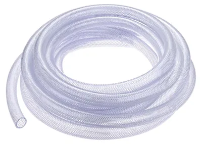 PVC-Schlauch 1,9 cm ID, 7,5 m, geflochten, für Wasser/Luft/Öl
