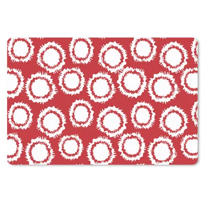 Produktbild von MuchoWow® Mauspad Mousepad Tupfen - Rot - Muster 27x18 cm - Mousepads - Maus Mat - Pad - Mausunterlage - Büroartikel - Desk Matten