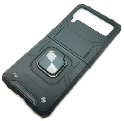 Produktbild von Hülle für Samsung Z Flip 4 mit Kickstand in Schwarz